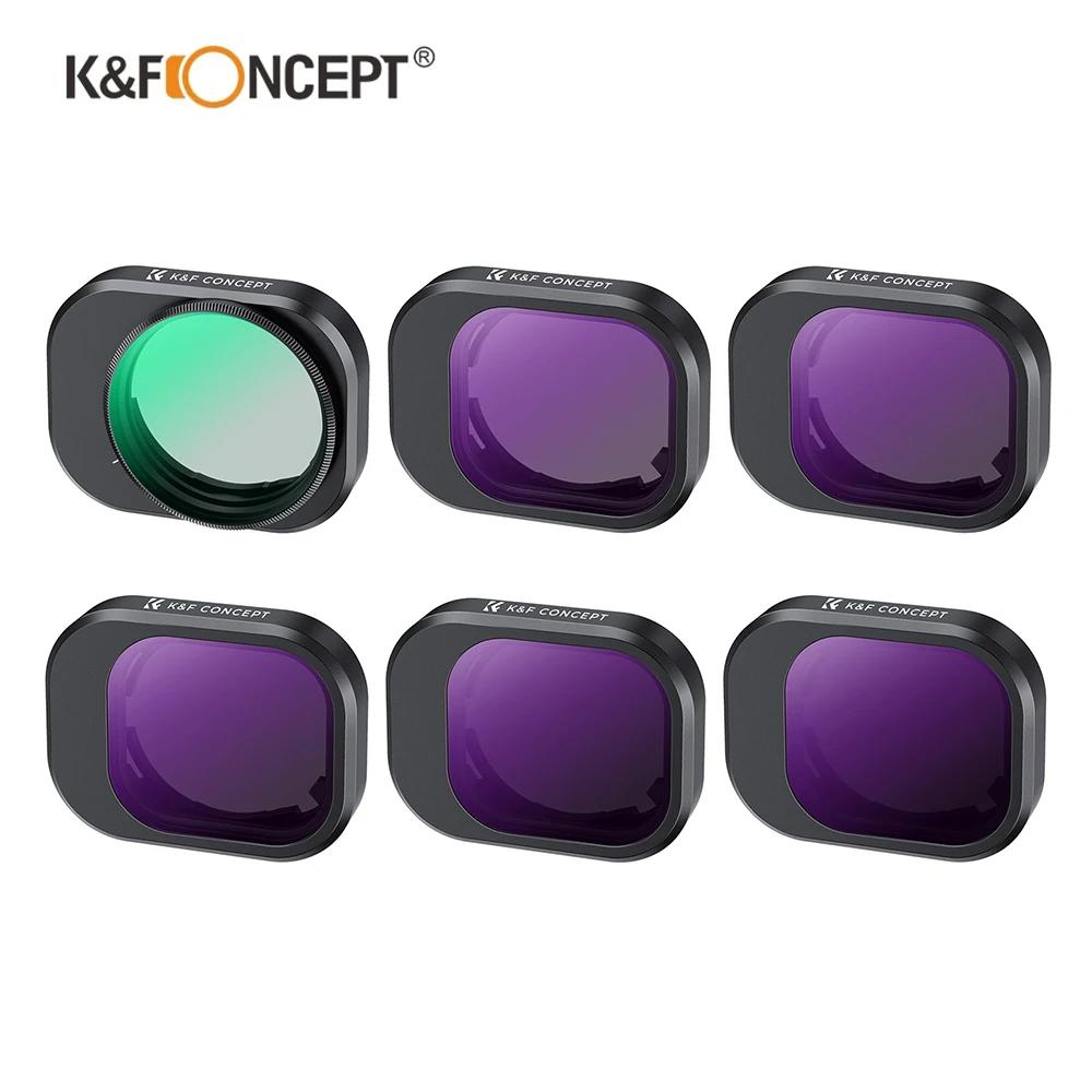 K & F CONCEPT   ŰƮ, DJI Mini 4 Pro,    , , ND8, ND16, ND32, ND64, ND128, 6 